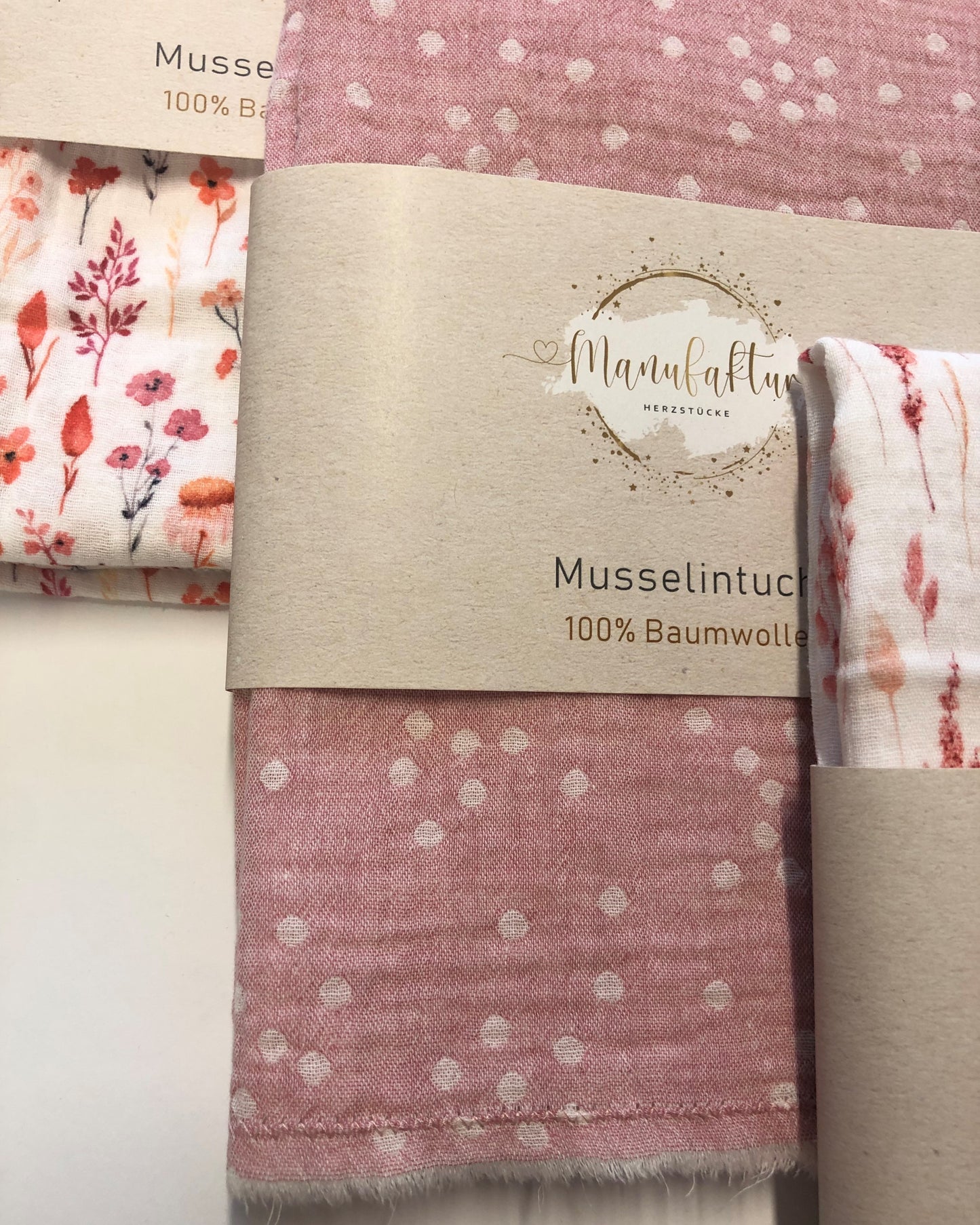 Musselintuch / Spucktuch/ Pucktuch/ Babytuch/ Kuscheltuch/ Bio Musselin/ Double Gauze