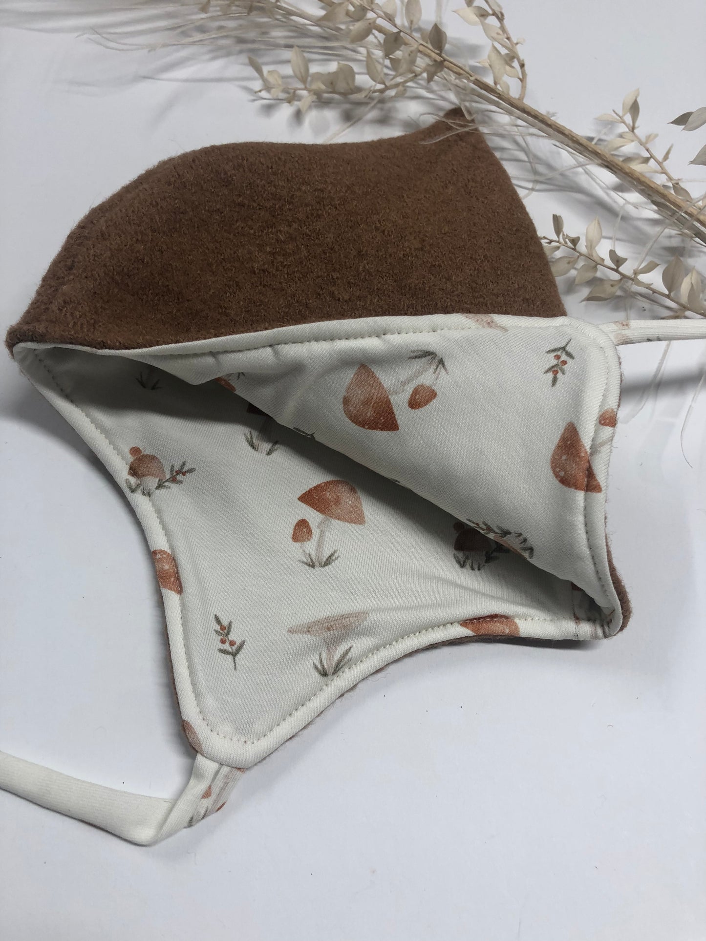 Walkmütze für Baby, Kindermütze, Bio, Wollwalk, Mütze,Caramel