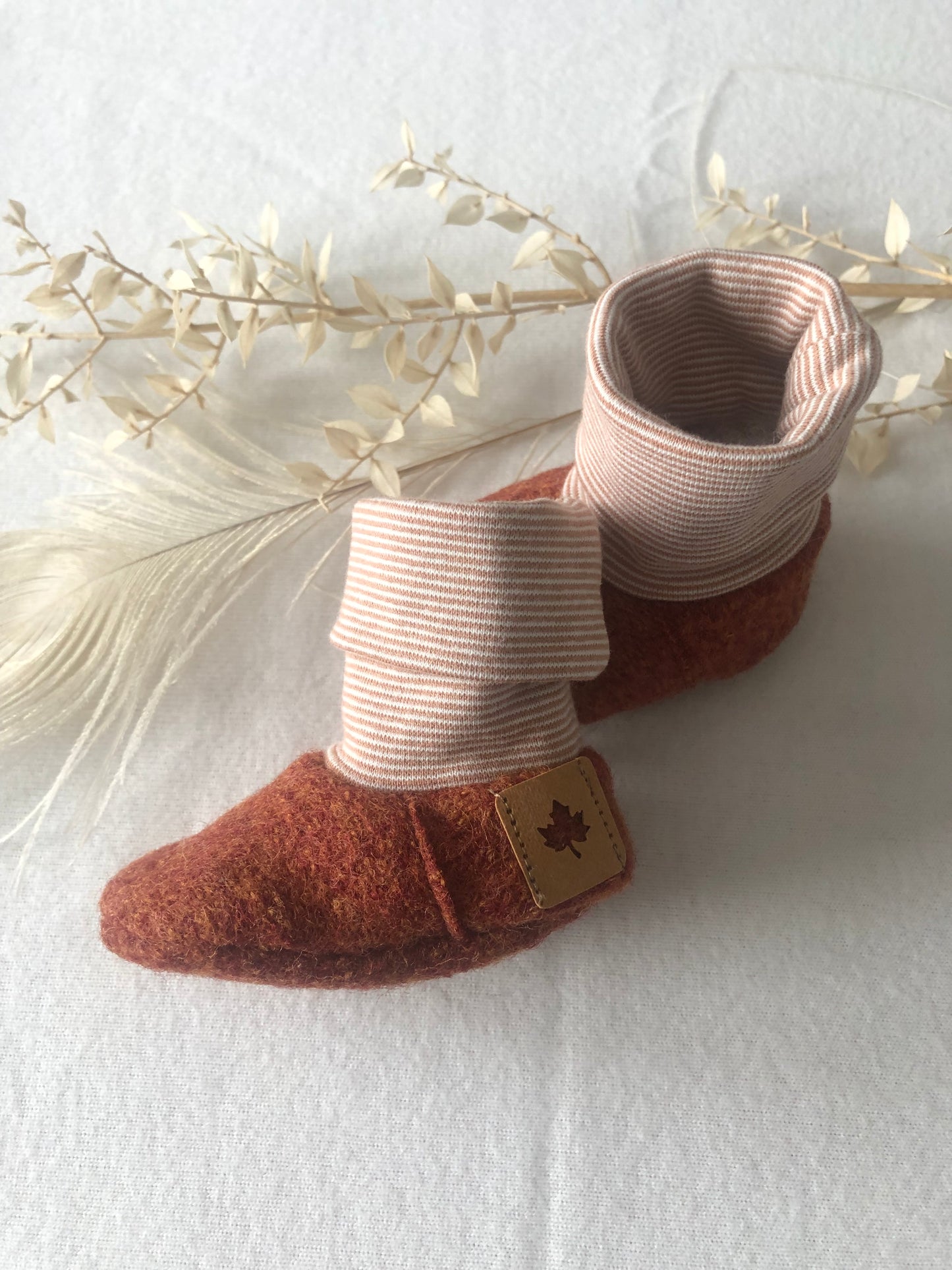 Babyschuhe Wollwalk/ Baby Stiefel/ Bio/ Rost/verschiedene Größen