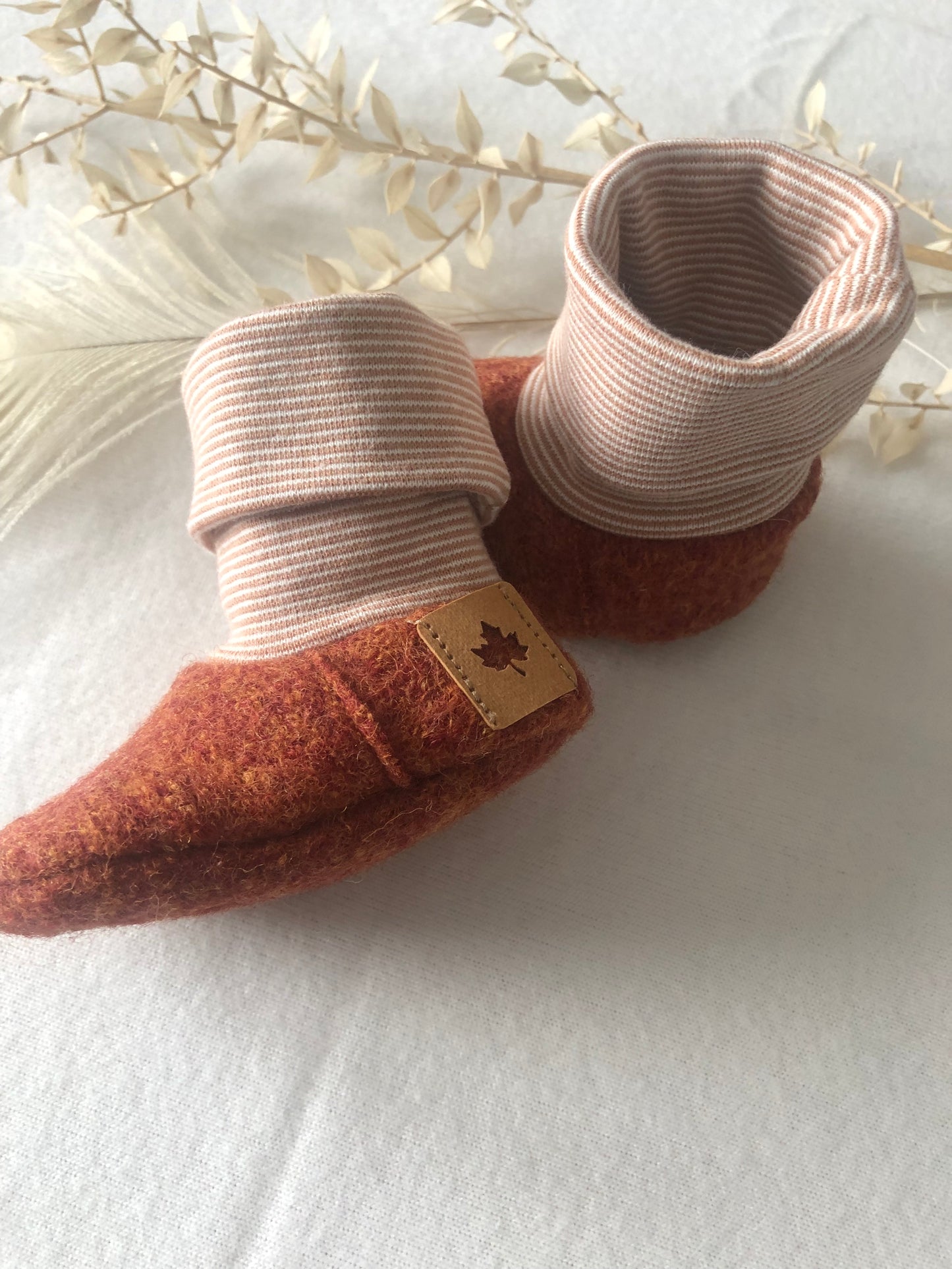 Babyschuhe Wollwalk/ Baby Stiefel/ Bio/ Rost/verschiedene Größen