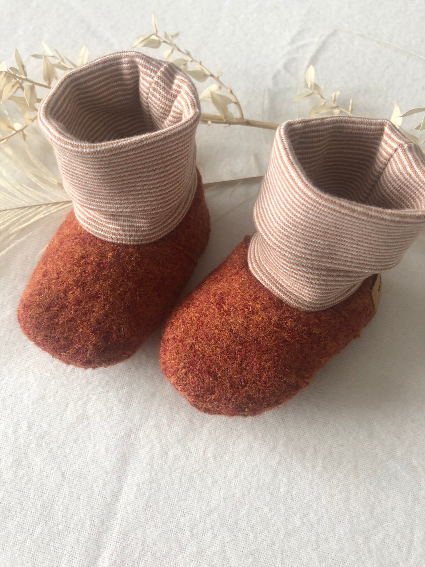 Babyschuhe Wollwalk/ Baby Stiefel/ Bio/ Rost/verschiedene Größen