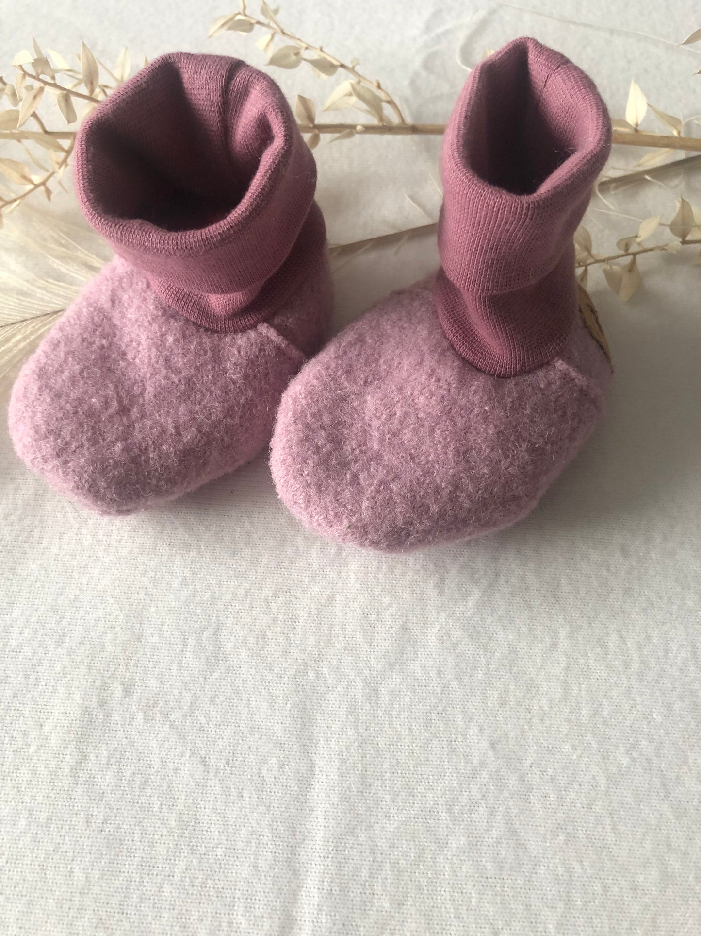 Babyschuhe Wollwalk/ Baby Stiefel/ Bio/Rosa/verschiedene Größen