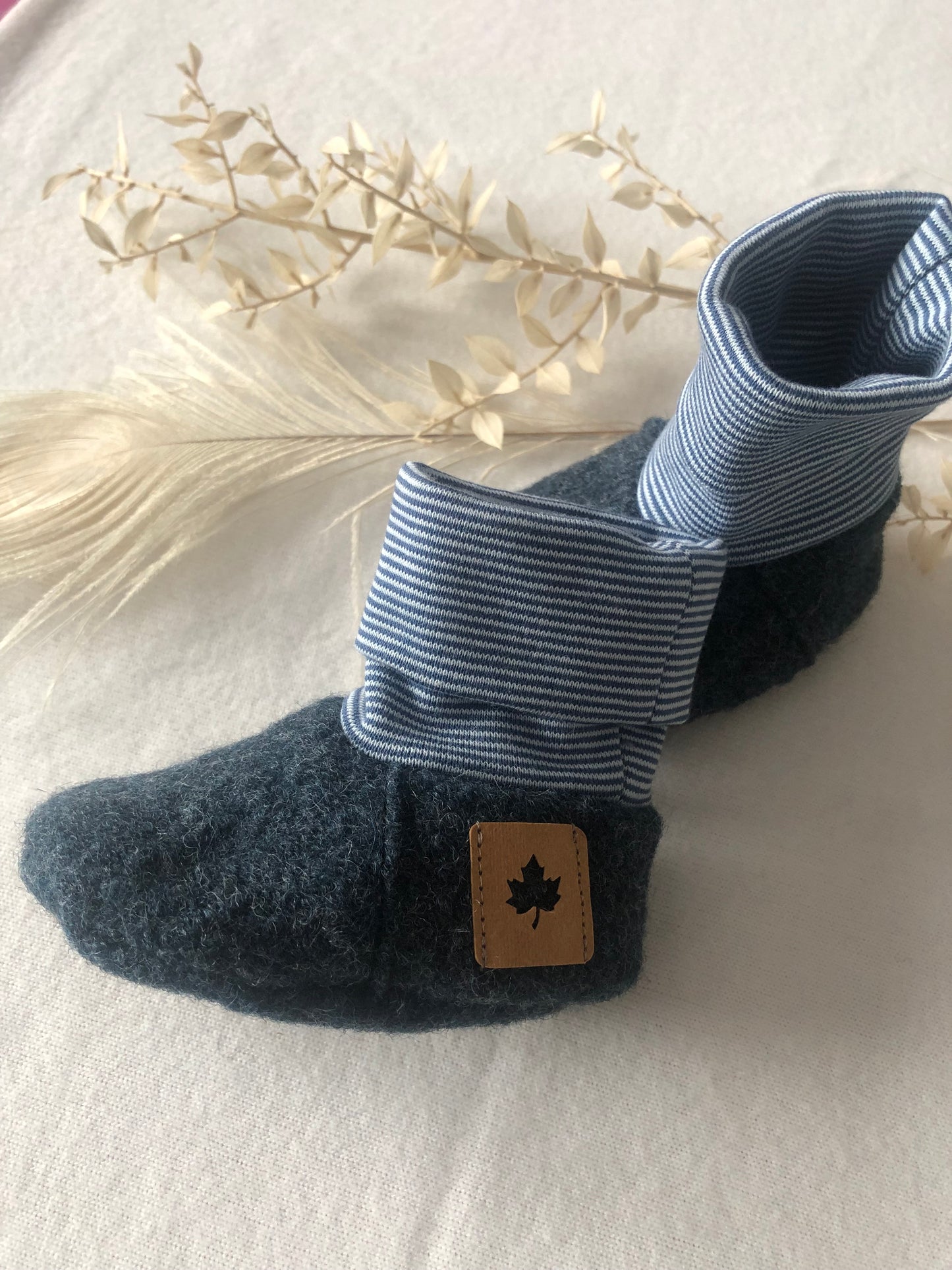 Babyschuhe Wollwalk/ Baby Stiefel/ Bio/Blau/verschiedene Größen