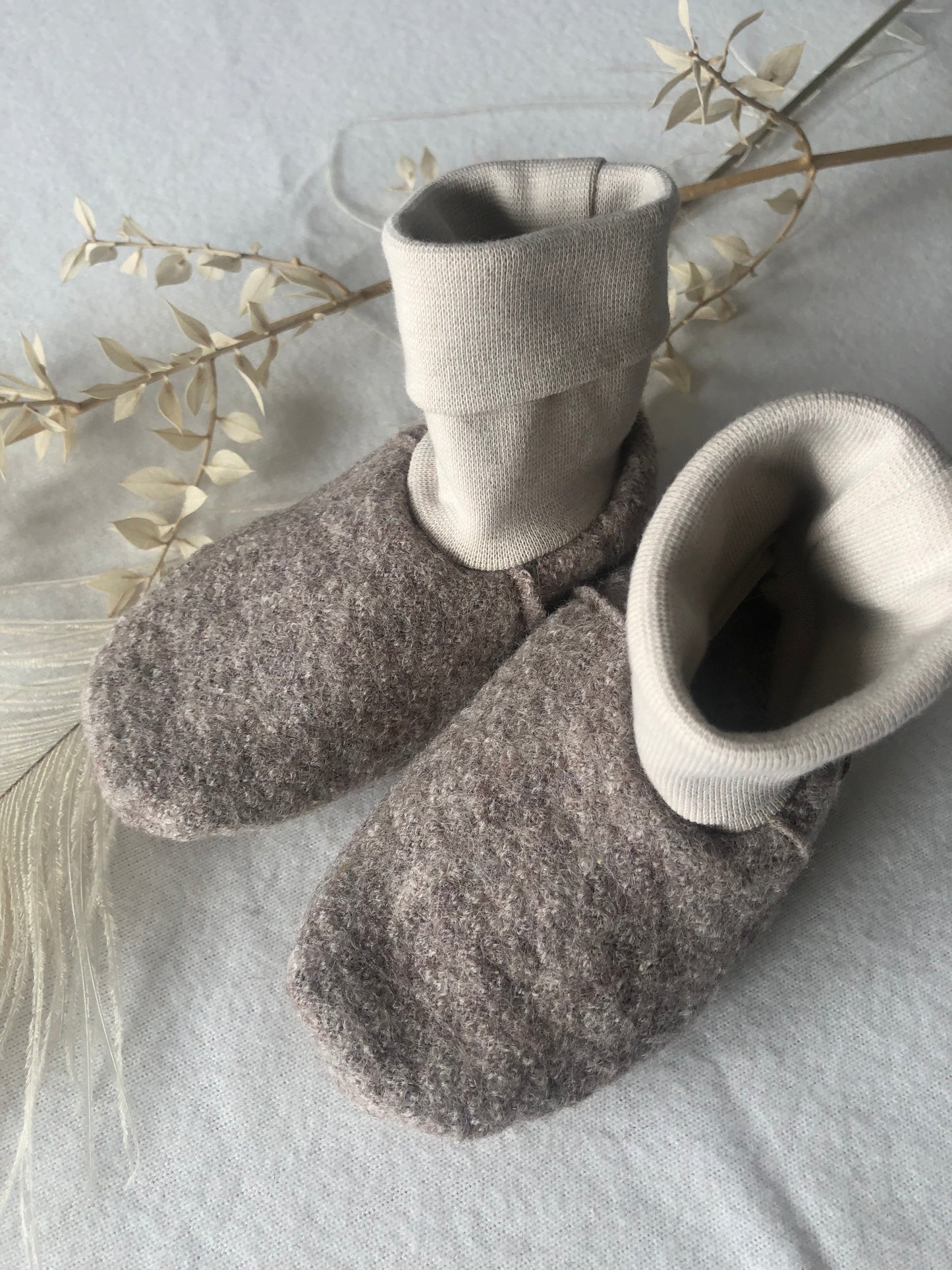 Babyschuhe Wollwalk/ Baby Stiefel/ Bio/Beige/verschiedene Größen