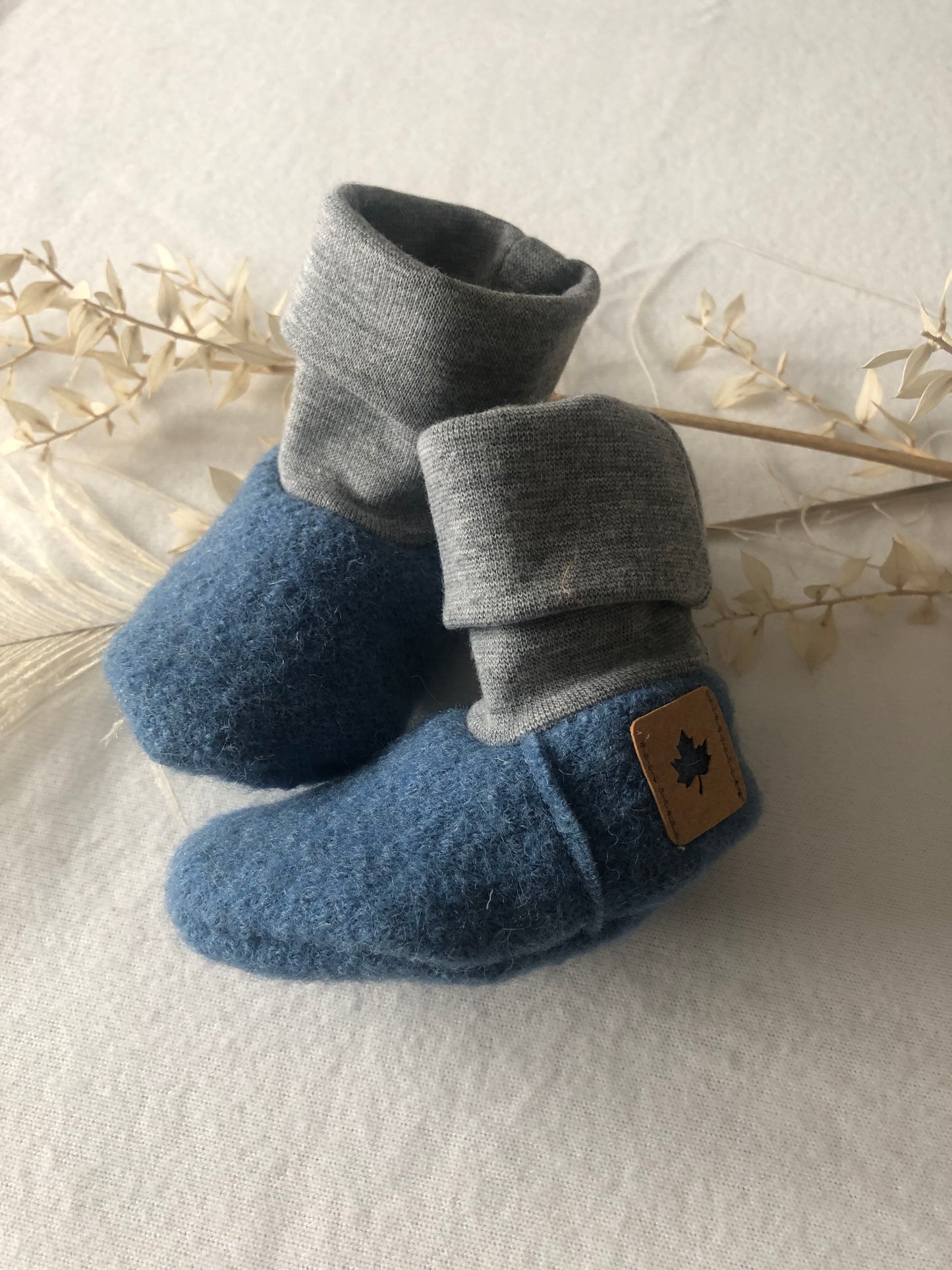 Babyschuhe Wollwalk/ Baby Stiefel/ Bio/Jeansblau/verschiedene Größen