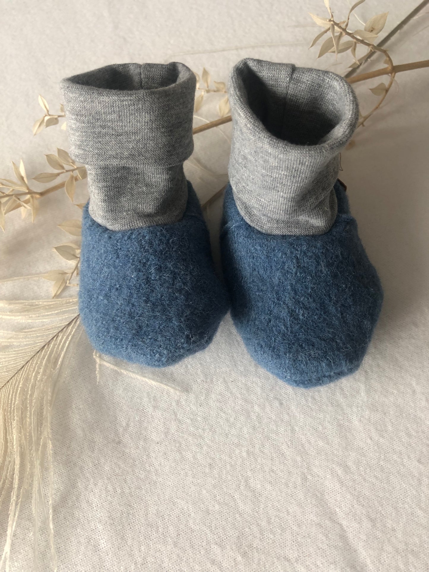 Babyschuhe Wollwalk/ Baby Stiefel/ Bio/Jeansblau/verschiedene Größen