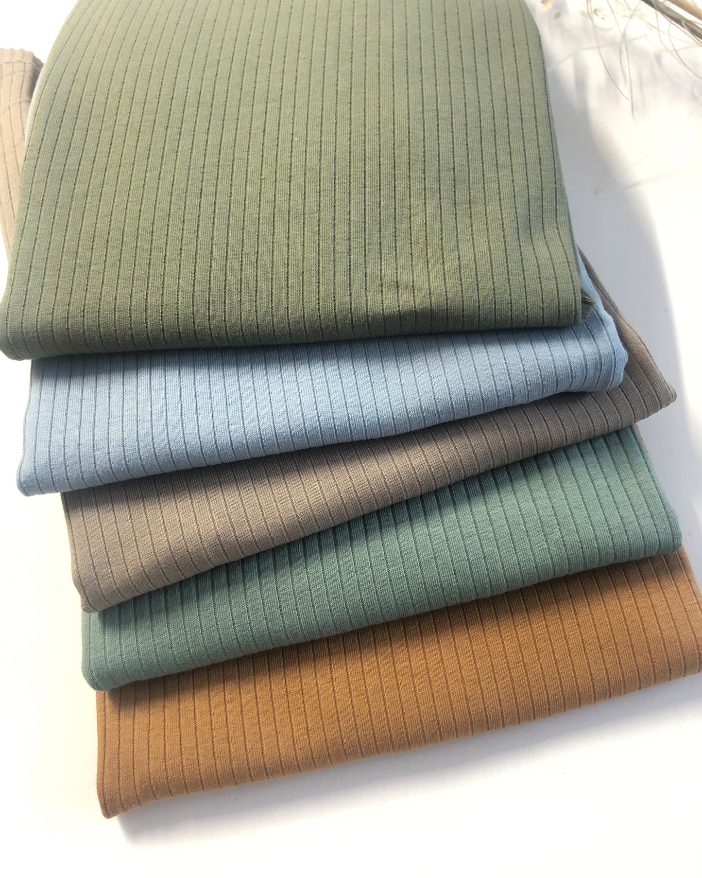 Rib Jersey verschieden Farben Rippenjersey
