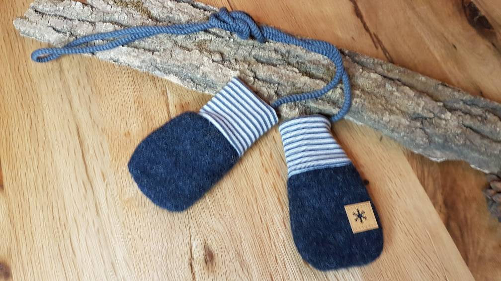 Wollwalk Fäustlinge Baby Handschuhe, verschiedene Größen sofort Lieferbar