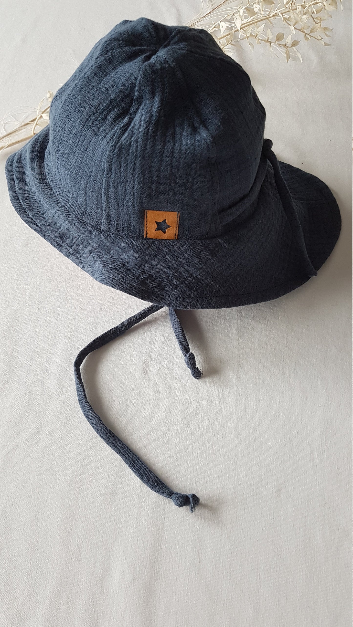 Sonnenhut, Musselin, Baby Sommerhut, Sonnenmütze, verschiedene Farben und Größen