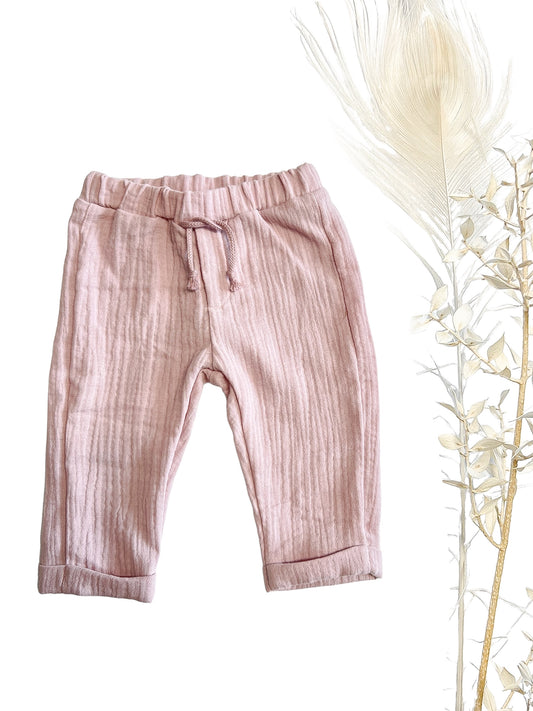 Musselin Hose/ Sommer Hose/ Baby/Kinder/ Puderrosa /verschiedene Größen