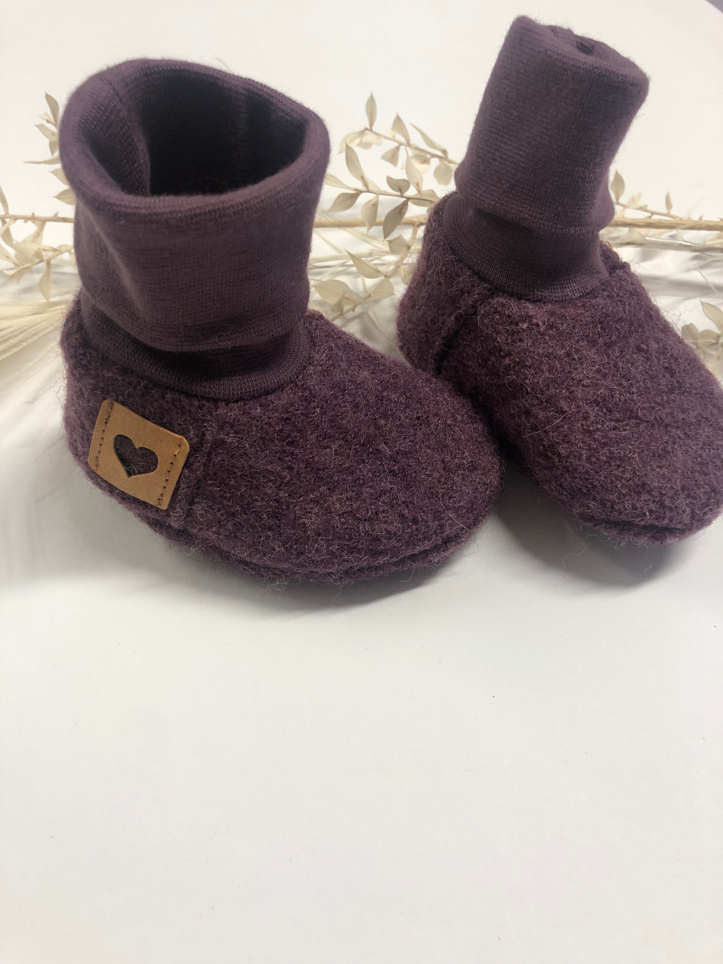 Babyschuhe Wollwalk/ Baby Stiefel/ Bio/ Beere/verschiedene Größen