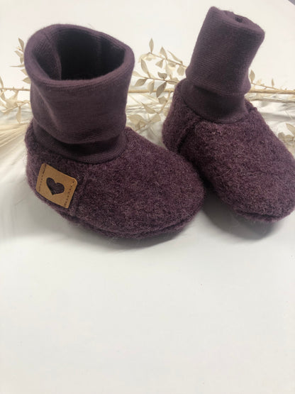 Babyschuhe Wollwalk/ Baby Stiefel/ Bio/ Beere/verschiedene Größen