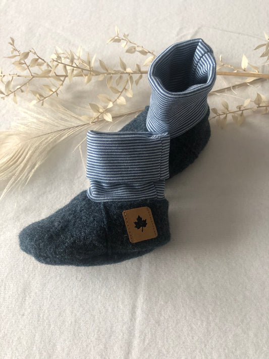 Babyschuhe Wollwalk/ Baby Stiefel/ Bio/Blau/verschiedene Größen