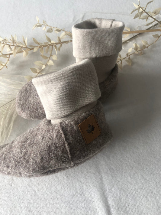 Babyschuhe Wollwalk/ Baby Stiefel/ Bio/Beige/verschiedene Größen