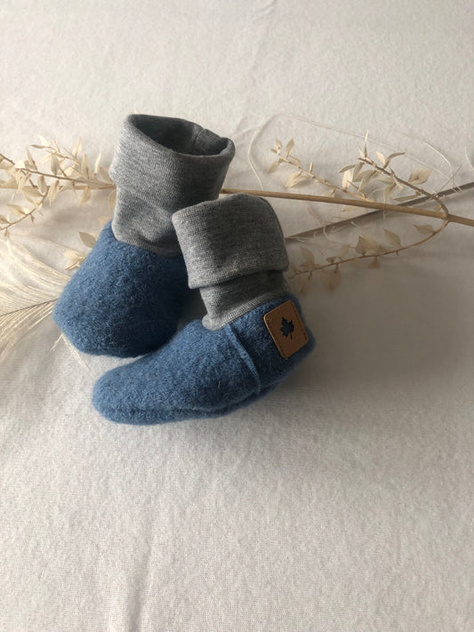 Babyschuhe Wollwalk/ Baby Stiefel/ Bio/Jeansblau/verschiedene Größen
