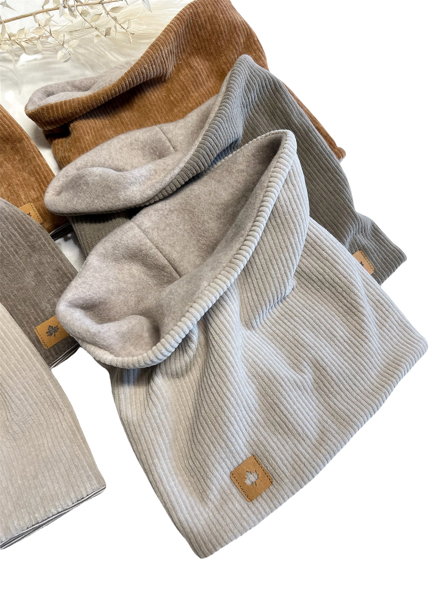 Beanie Mütze /Baby Mütze/ Kinder Mütze/ Cord Jersey/ mit passendem Loop