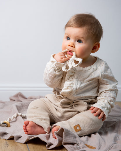 Beißring/ Greifring/ Hasenohr/ Baby Geschenk