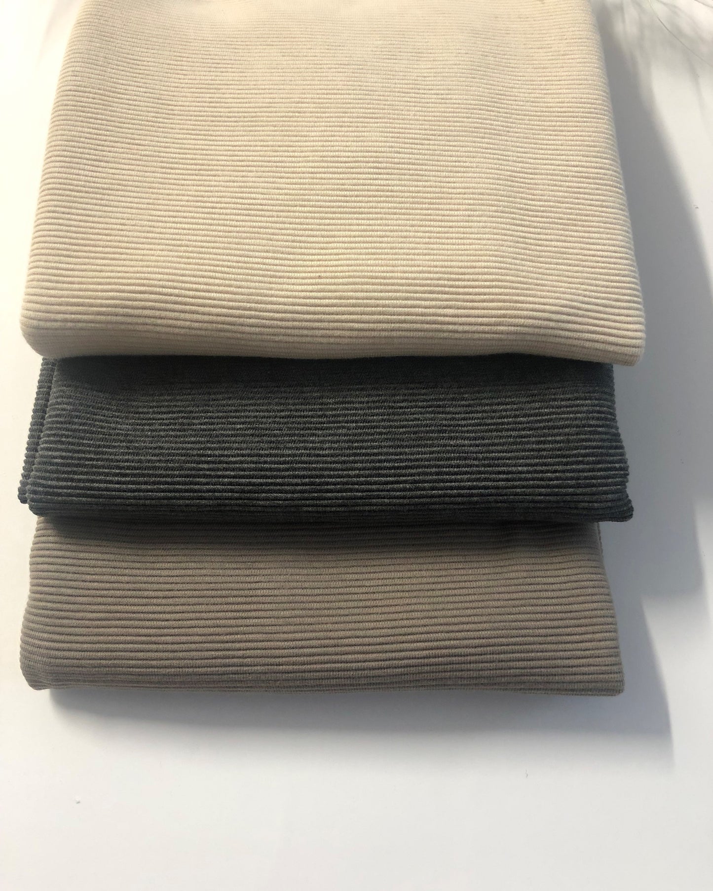 Ottoman Rib Jersey verschiedene Farben Rippenjersey