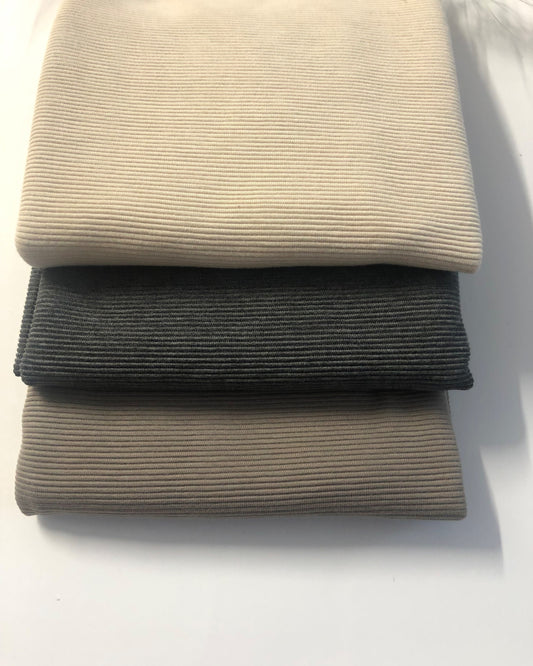 Ottoman Rib Jersey verschiedene Farben Rippenjersey