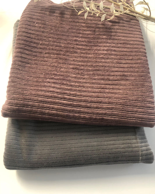 Cordjersey Breitcord Nicky verschiedene Farben Rippenjersey