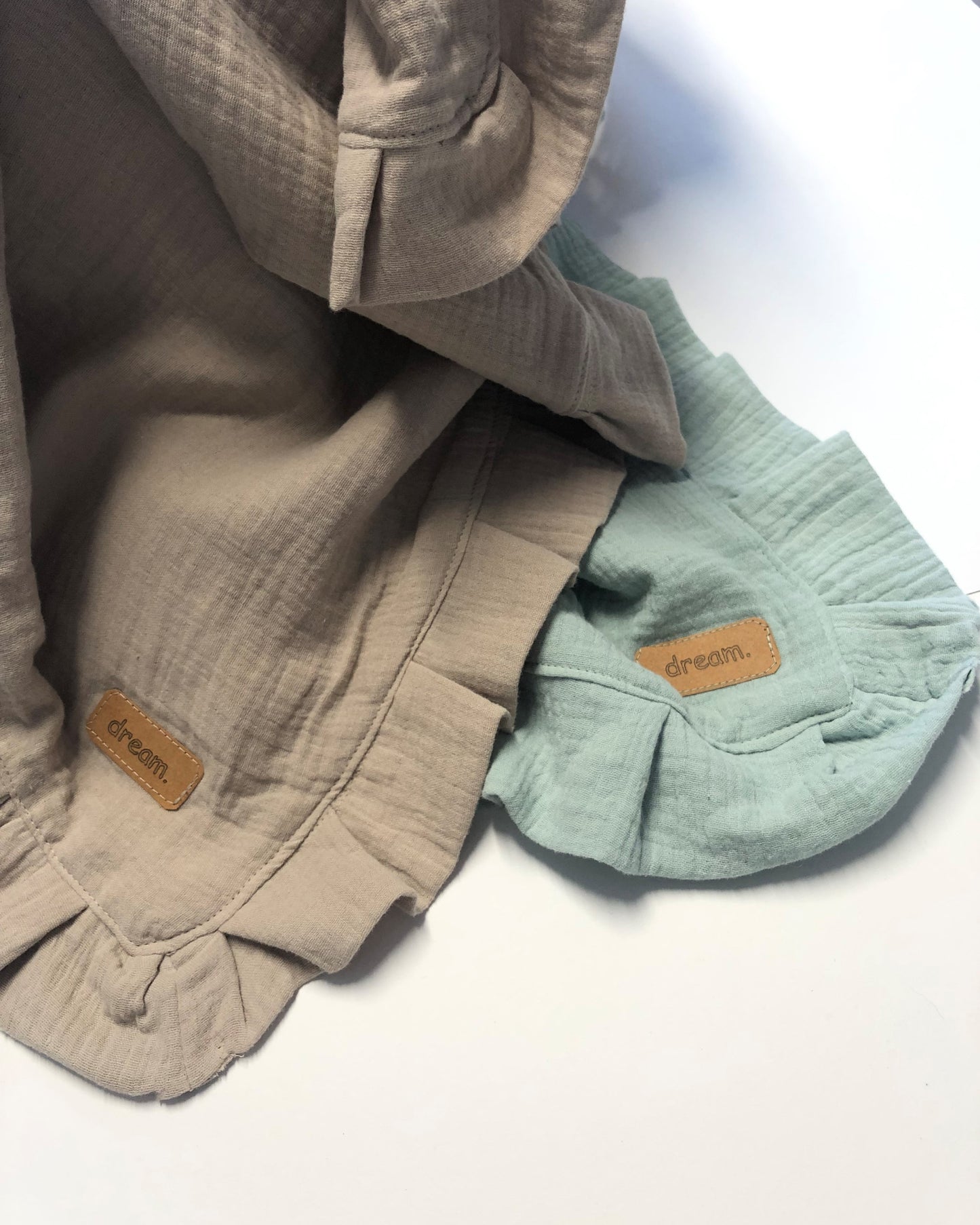 Babydecke/ Kuscheldecke/Sommerdecke/ Musselindecke/ Krabbeldecke/ BabyGeschenk/ versch. Farben