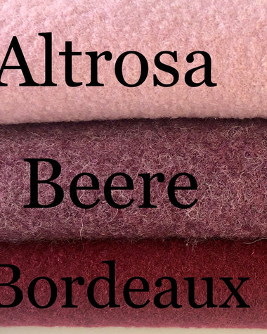 Meterware Walkloden Rosa Wollwalk/ Walkloden/ 100% Wolle