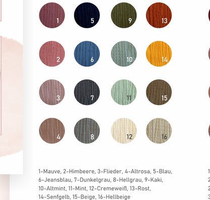 Babydecke/ Kuscheldecke/Sommerdecke/ Musselindecke/ Krabbeldecke/ BabyGeschenk/ versch. Farben